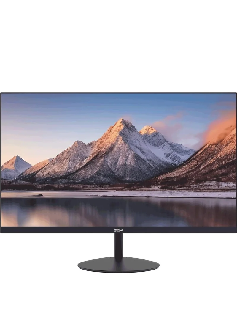 Premium 22-Inch Full HD 1080p 100Hz Ultra-Thin Borderless Monitor with Built-in Speakers, HDMI and VGA Ports (Black, 22-Inch) 3lnh1