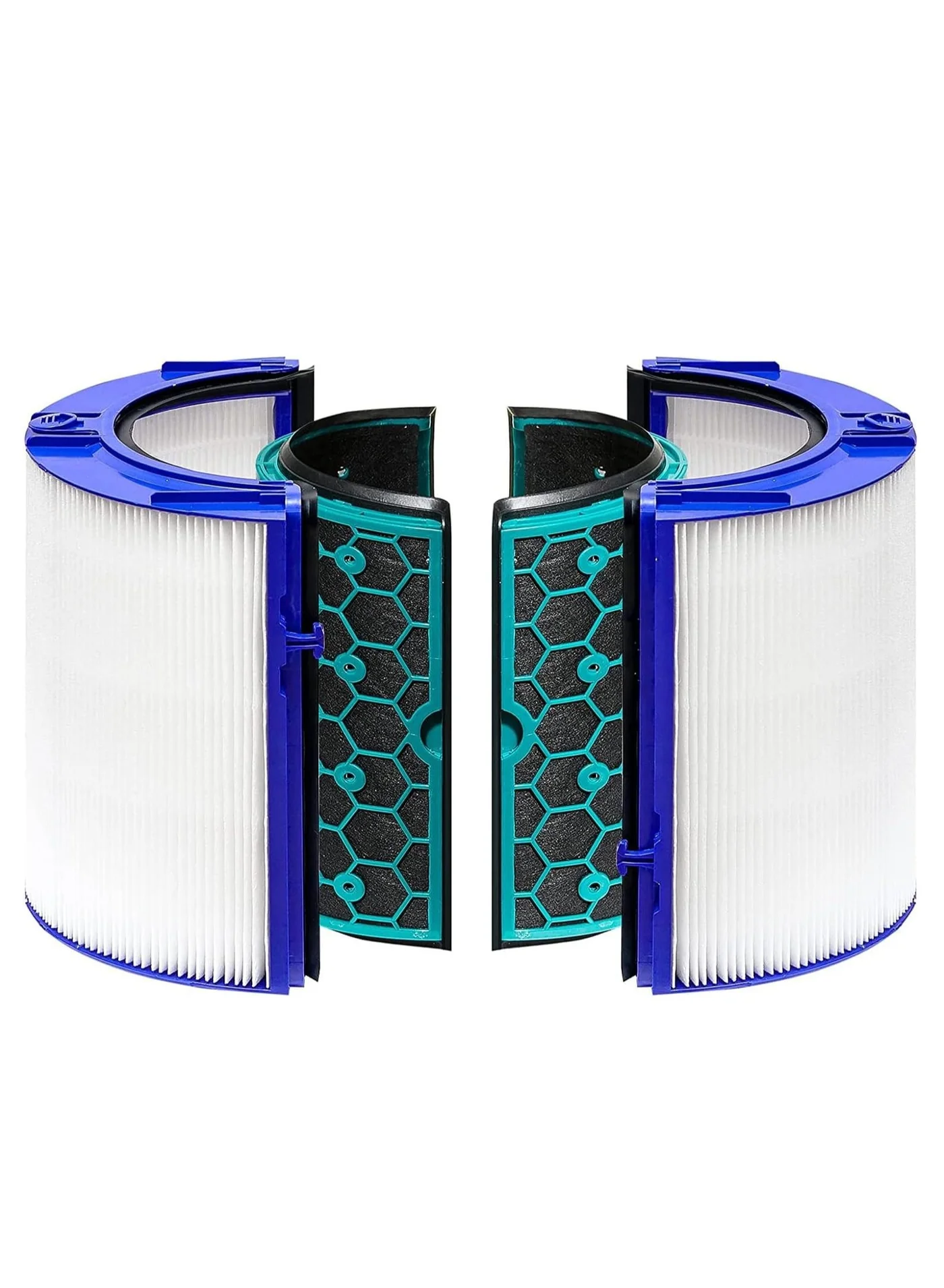 Rubik HEPA and Activated Carbon Air Purifier Replacement Filter (Premium Filtration, Compatible with HP04 TP04 DP04 Series) fwjez