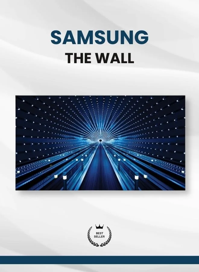 Ultra-HD The Wall Series 110 Inch 2K Micro LED Display Screen (Black, 279.4 cm) lof79