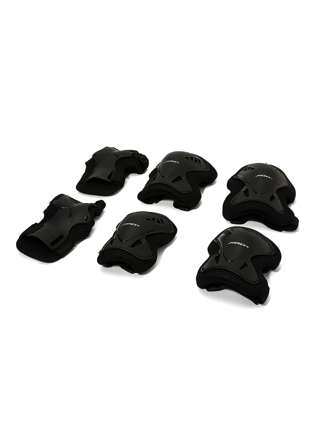 Joerex Inline Skate Protector Set Premium Safety Gear for Adults (Medium, Black) ra9td