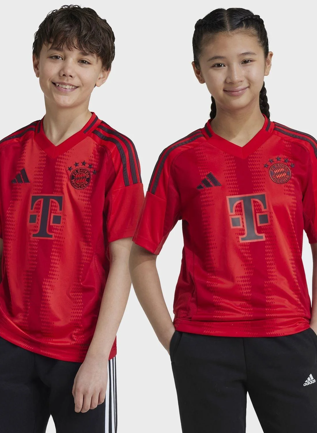 Sport Football Jersey Premium Breathable Athletic Shirt for Kids (Red, 128 cm) x0oka