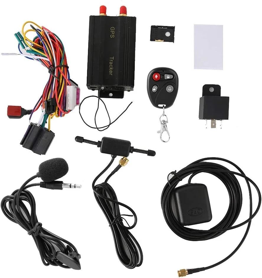 Comfrt Vehicle GPS Tracker Real-Time GSM Locator with Remote Control Alarm System (1 Unit) nl55v