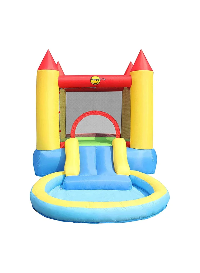 Castle Inflatable Pool and Slide with Splash Area (190cm x 190cm) jjyfo