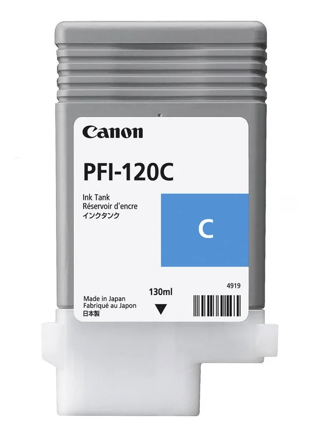 Premium Cyan Ink Cartridge for Professional Large Format Printers (130 mL) 3u2w7
