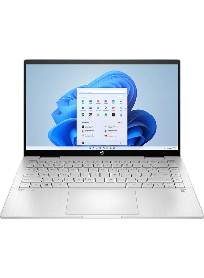 Premium 2-in-1 Convertible Laptop 14-Inch Display Intel Core i5 8GB RAM 512GB SSD Windows Silver z0u0b