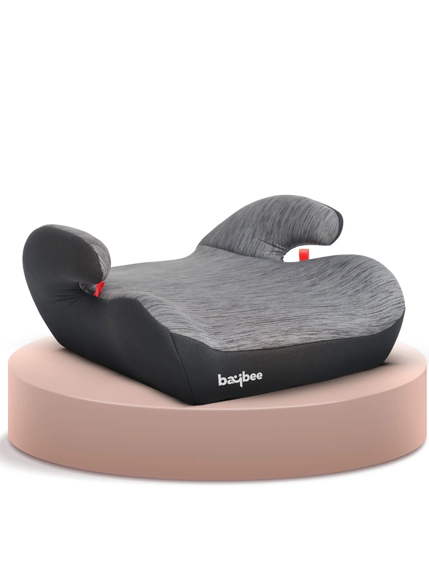 Premium Portable Booster Car Seat for Kids Lightweight Travel Safety Seat with Removable Washable Cover (Grey, 15-36 kg) 6ba50