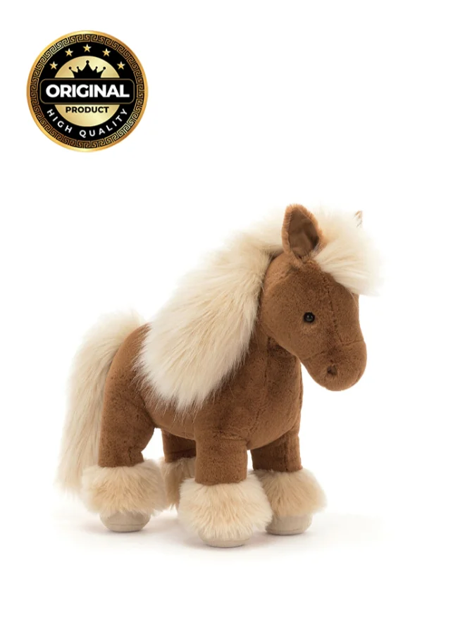 Premium Pony Plush Toy Soft Stuffed Animal with Cordy Legs for Kids and Adults (32cm) fo9wr