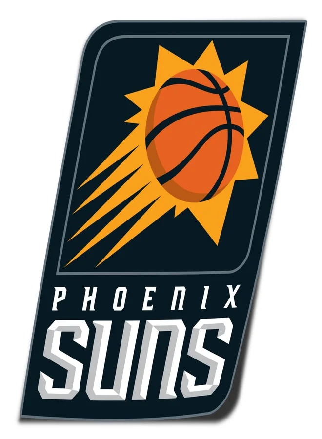 Desert Cactus NBA Basketball Team Vinyl Decal Sticker for Laptop and Car (2 Pack) mga79
