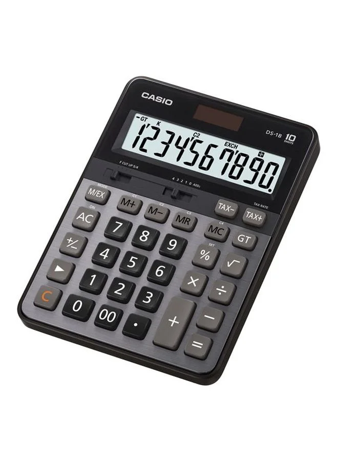 Premium 10-Digit Desktop Calculator Professional Office Finance Tool (Grey, 1 Unit) 8z1qg