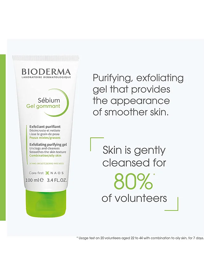 Bioderma Sebium Exfoliating Purifying Gel for Oily Skin (100 mL) gjyje