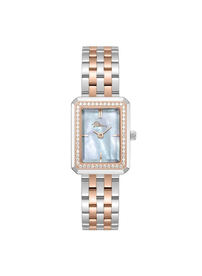 Uloya Women Analog Quartz Watch Stainless Steel Bracelet Silver Dial (21.7mm) sq9oc