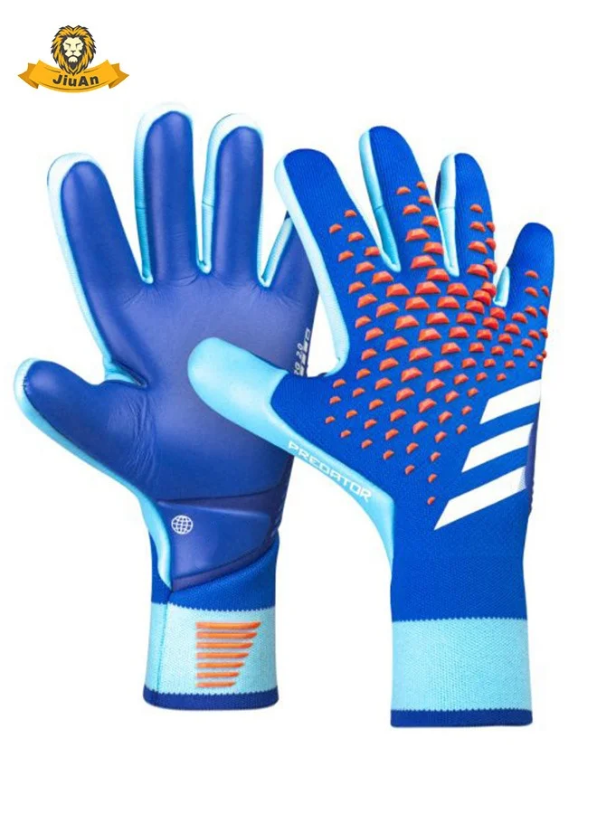 JiuAn Professional Fingersave Goalkeeper Gloves High-Grip Latex Palm for Football Training (Size 9) 4ysks