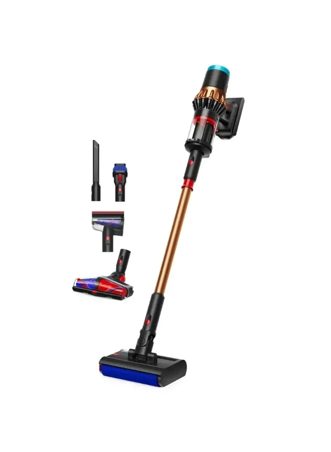 High-Speed Ionic Wet And Dry Vacuum Cleaner (Matte Black/Copper) 450W High-Performance Suction (315 Air Watts) gdx4a