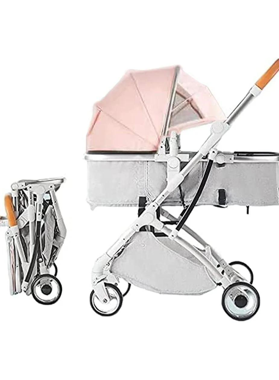 GT-Wheel Portable Baby Stroller Lightweight Travel Pram for Newborns (Compact Foldable Design) uda2f