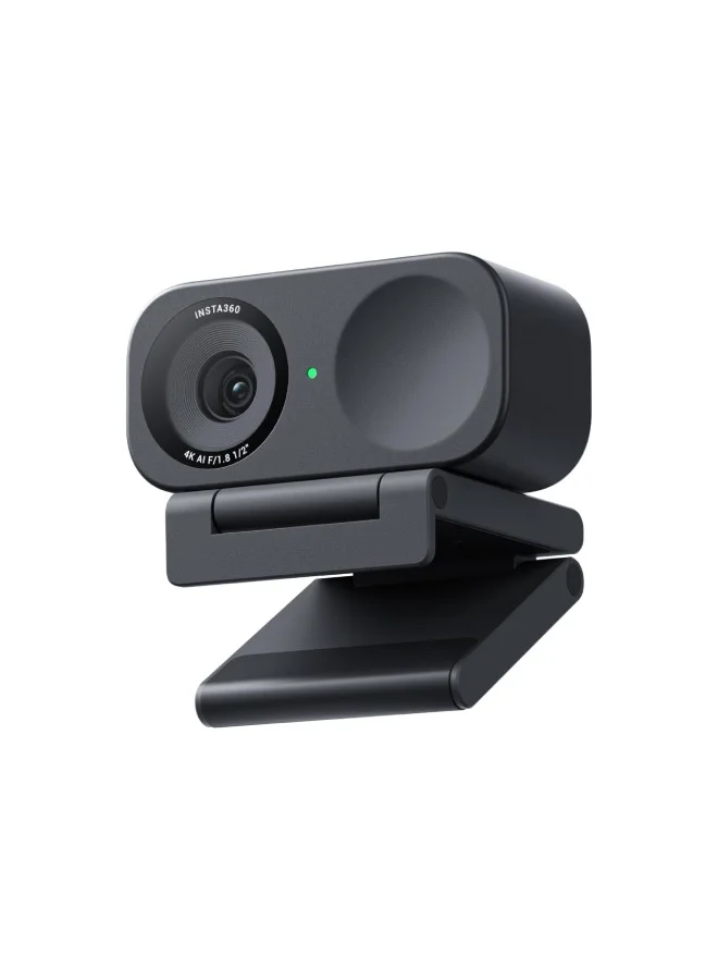 Premium 4K UHD Webcam with AI Auto Framing and Noise Cancelling Microphone (Graphite Black) mx827