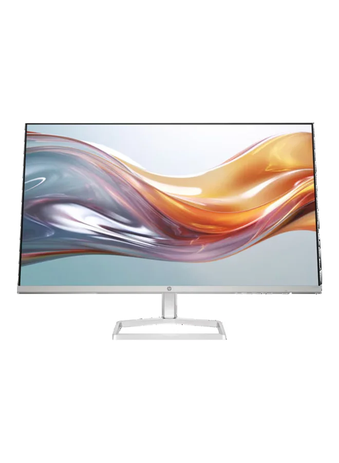 Premium 27-Inch FHD IPS Monitor, 100Hz Refresh Rate, 5ms Response Time, Tilt Adjustable, 3-Sided Micro-Edge Display (White/Silver, 27 Inch) gh1ix