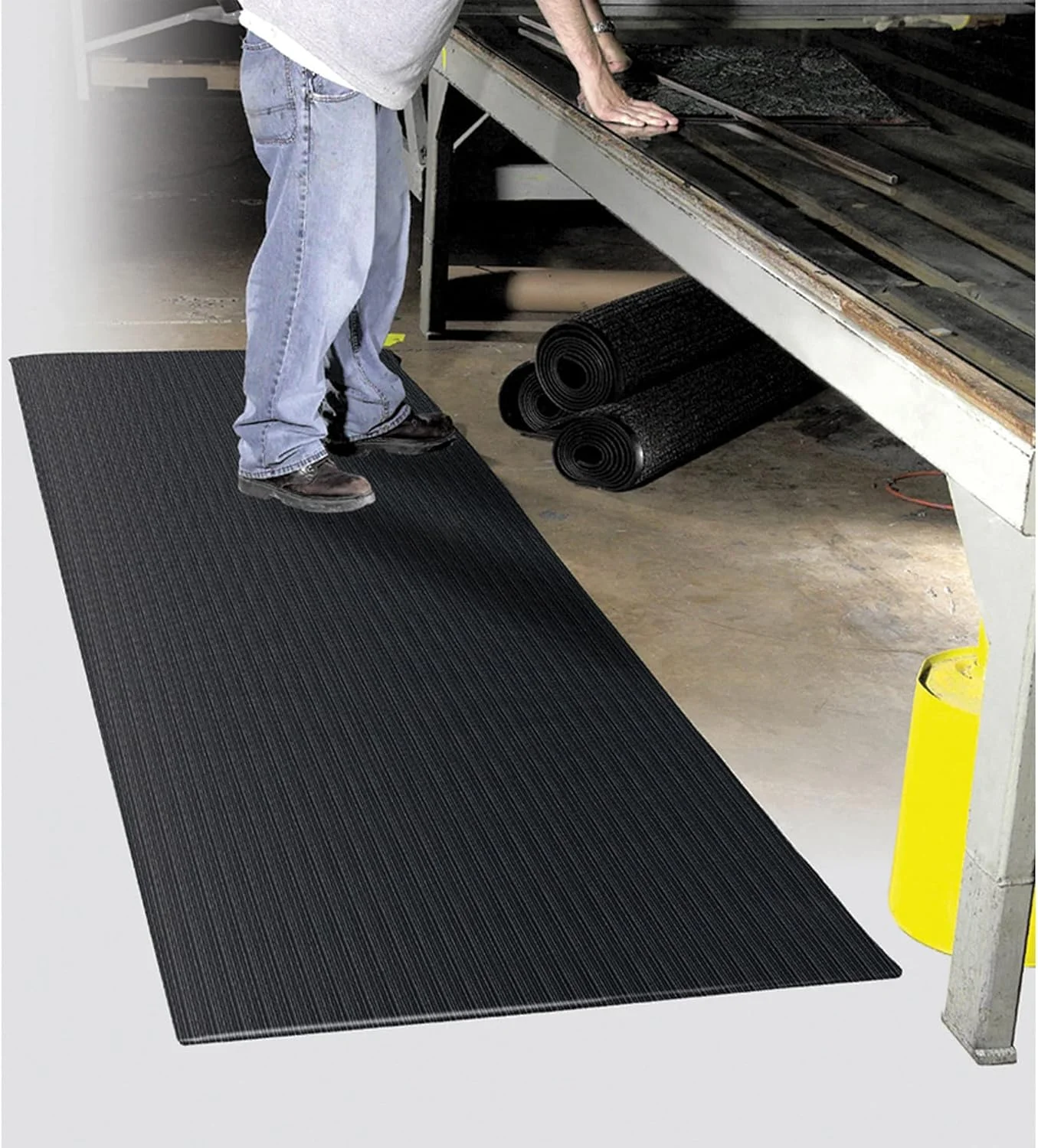 Premium Anti-Fatigue Floor Mat Ergonomic Standing Desk Pad (Charcoal, 68.5 cm x 91.5 cm) 9qclr