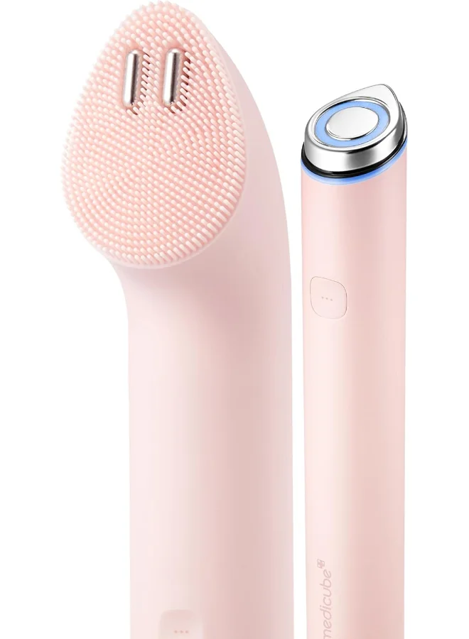 Premium Facial Cleansing and Skincare Device 2-in-1 Pore Care Tool (Pink, 1 Unit) f40r8