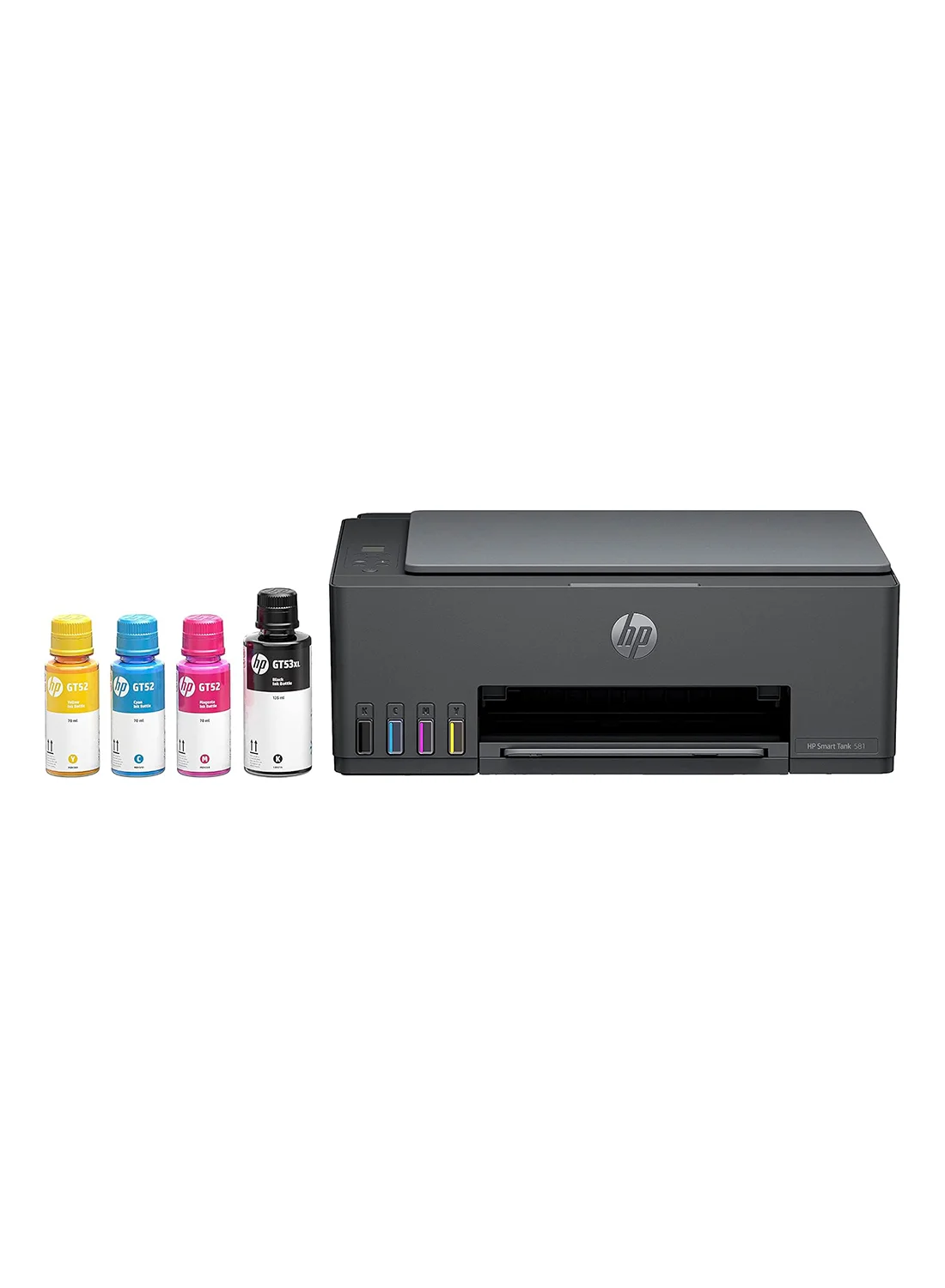 Premium Wireless All-in-One Ink Tank Printer, High-Yield Printing, Scan and Copy Functionality (Grey/Black) olyv1