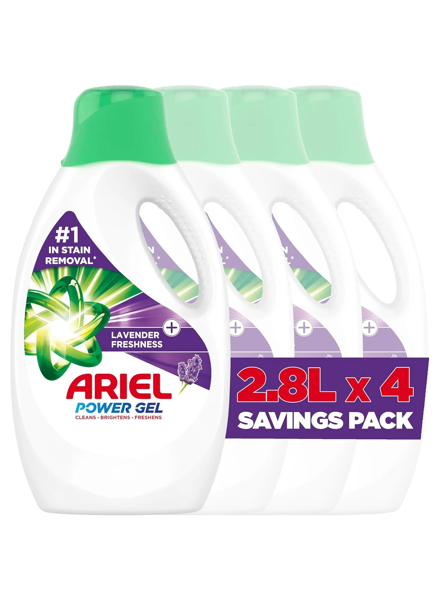 Ariel Laundry Detergent Power Gel Lavender Freshness (Deep Cleaning Formula, 2.5 L) 49a9g