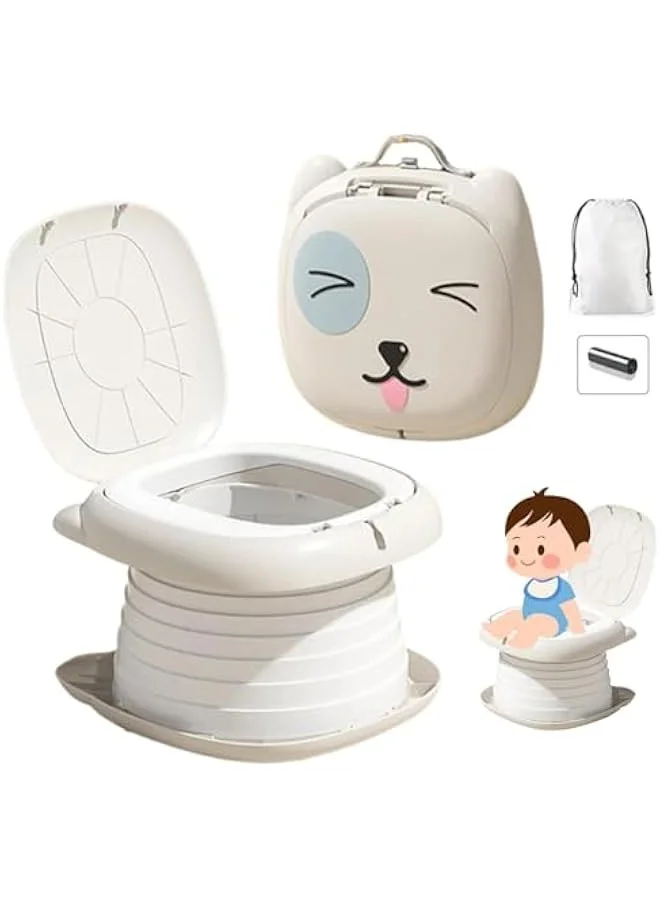 TRASSLE Portable Potty Seat for Toddler Travel (Compact Design, Unisex, 30 cm x 30 cm) 318a2