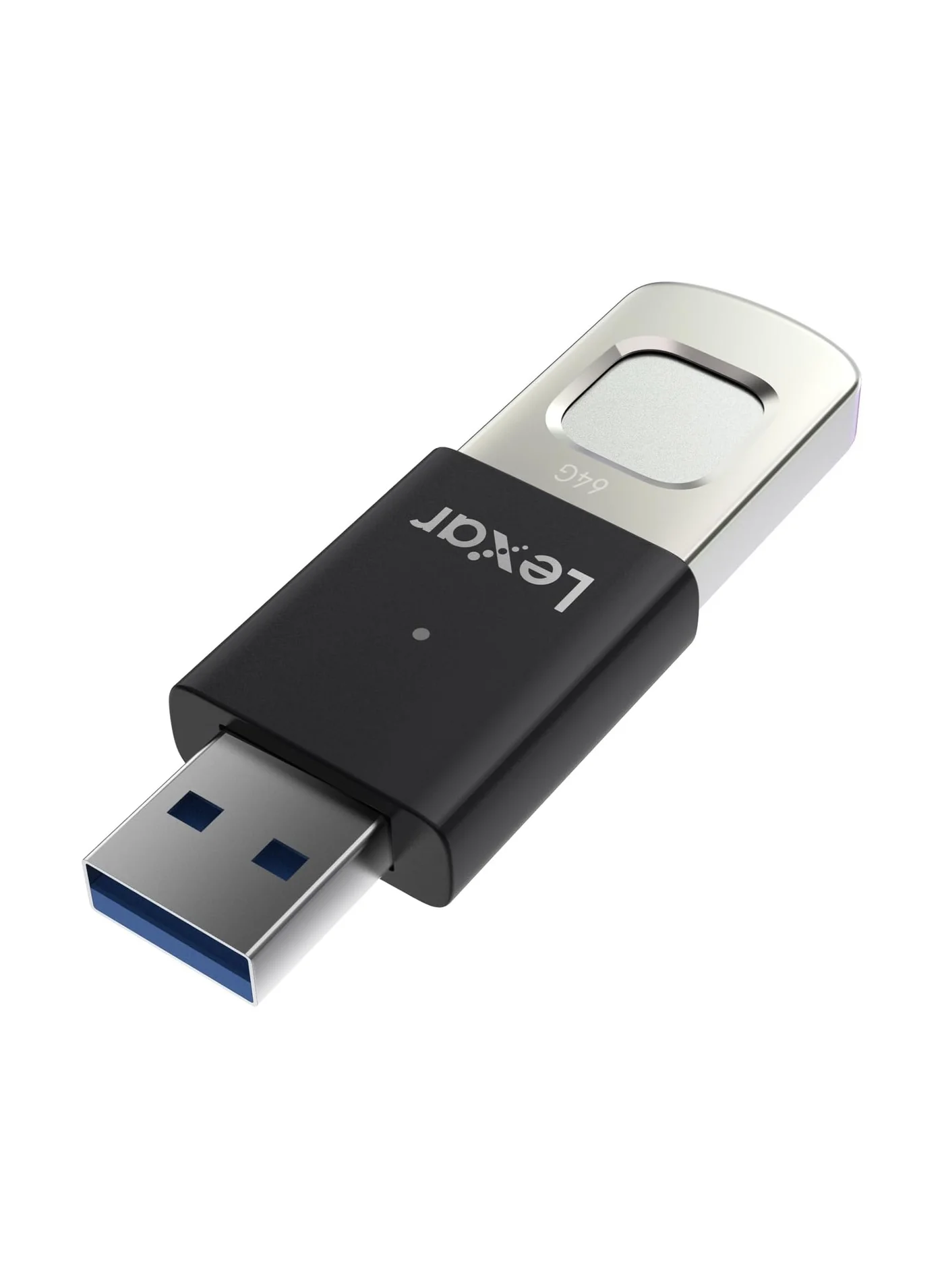 Lexar Fingerprint F35 PRO USB 3.0 Flash Drive Secure Data Storage with Biometric Encryption (64GB) an5jk