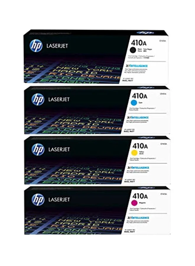 Premium Laser Printer Toner Cartridge Set (4-Pack, Multicolour) High-Yield Replacement for Office Printing zqka5