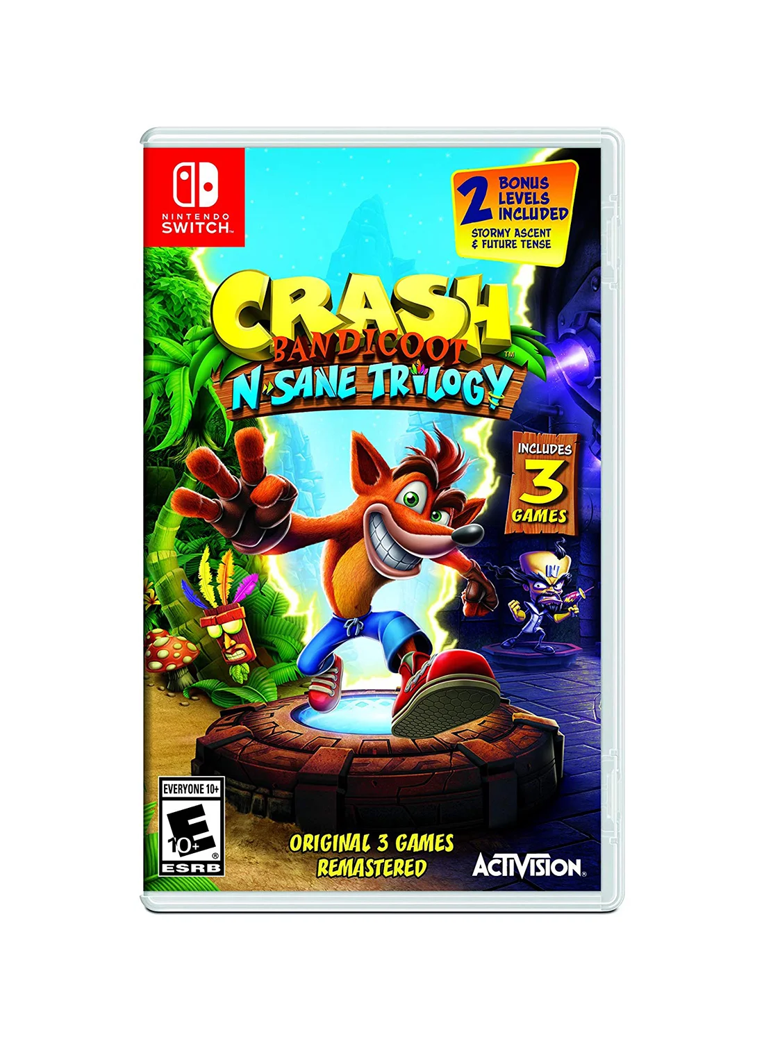 Activision Crash Bandicoot N Sane Trilogy Premium Adventure Game for Nintendo Switch (International Version) ma7t8