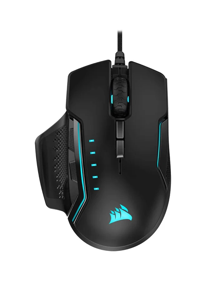 Premium RGB Wired Gaming Mouse High-Precision Optical Sensor Ergonomic Design (Black) u2x5b