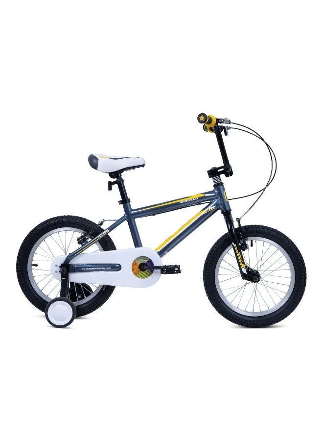Mogoo Kids BMX Aluminum Alloy Lightweight Bicycle with Adjustable Height and Handbrakes (16 Inch, Blue) lhyn9