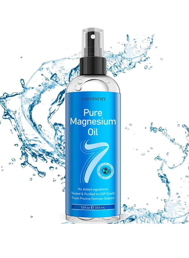 CARVENCHY Pure Magnesium Oil Spray Premium Topical Mineral Solution for Relaxation and Skin Care (250 mL) vew2u