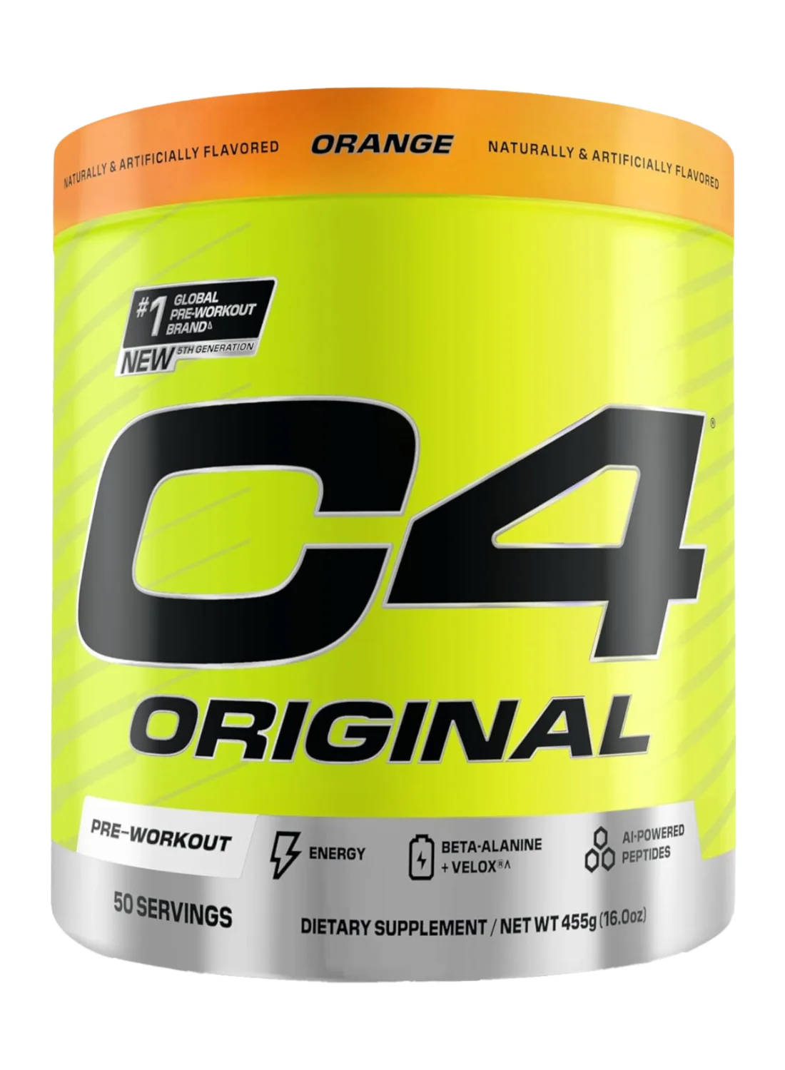 Premium Pre-Workout Energy Supplement Powder with Creatine and Citrulline for Men and Women (Orange Burst, 60 Servings) vgp66