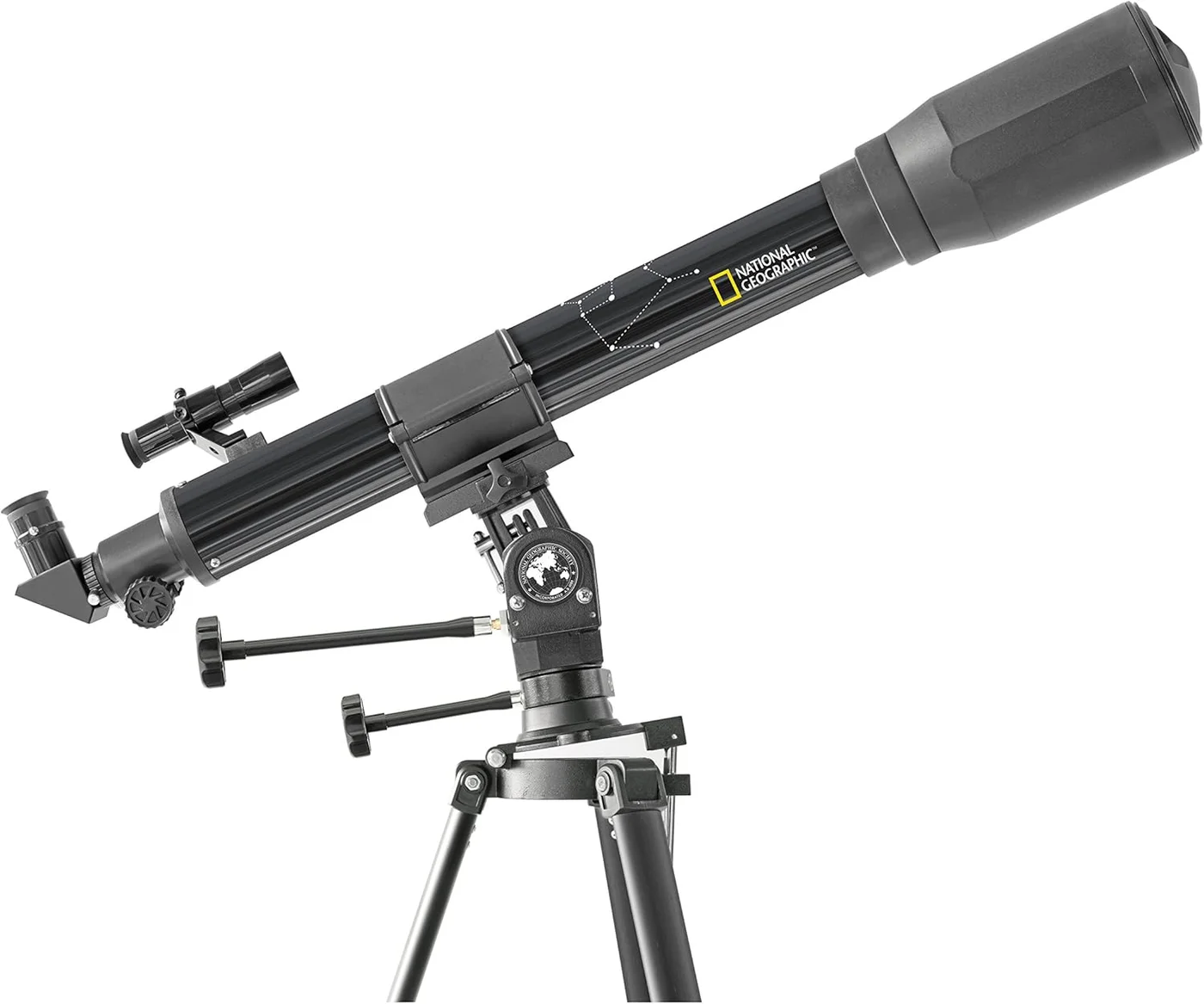 Premium Refractor Telescope 70mm Aperture 900mm Focal Length Professional Astronomy Equipment (Black) esr6c