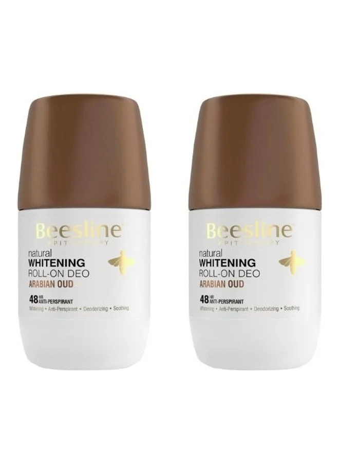 Beesline Whitening Roll-On Deodorant Arabian Oud Scent (2 x 50 mL) dy096