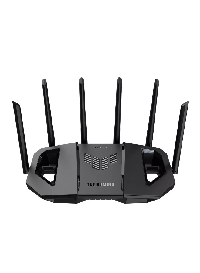 Premium Tri-Band WiFi 7 Gaming Router (9400 Mbps, 6GHz/5GHz/2.4GHz) with Quad 2.5GbE Ports and Mesh Support (Black) 14q13