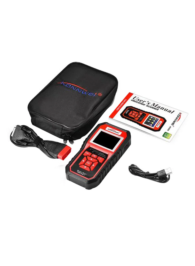 Universal Car Diagnostic Scanner Tool OBD2 Fault Code Reader (Premium Plastic, 1 Piece) 7zud3