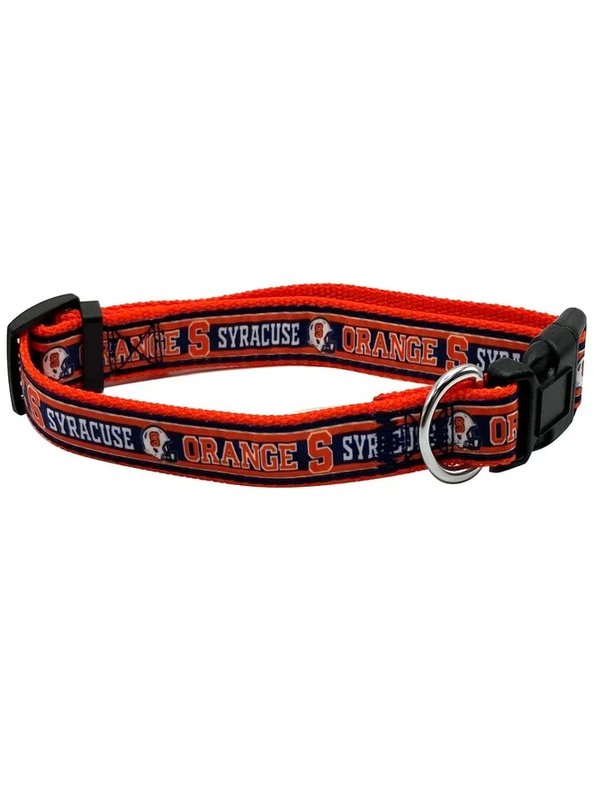 Collegiate Pet Collar Syracuse Orange Team Design (Medium, Orange) 4gaya
