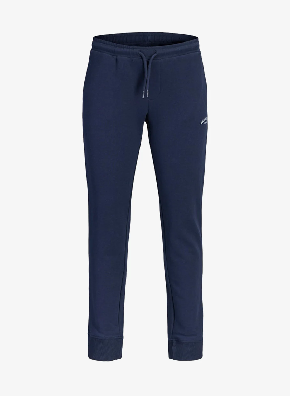 Jack & Jones Junior College Sweatpants Premium Cotton Casual Trousers for Kids (Navy, 140 cm) wktt1