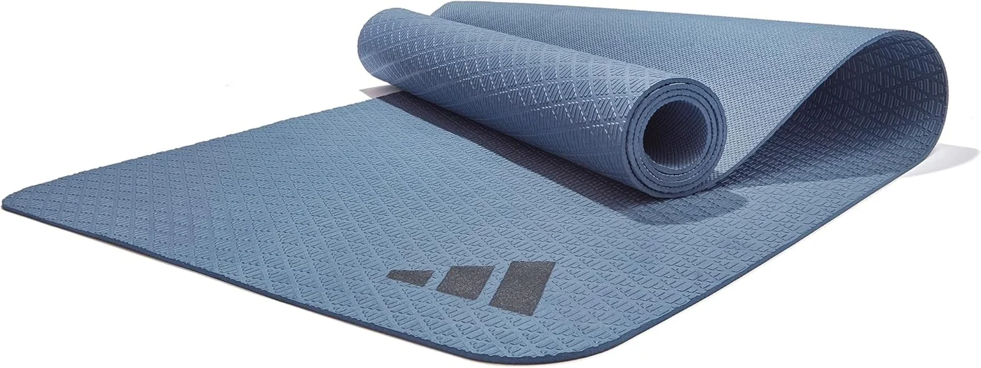 Premium Non-Slip Yoga Mat for Stretching and Floor Workouts (Preloved Ink, 6mm) bt1h8