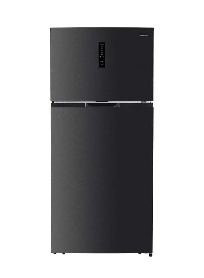 Daewoo Top Mount Refrigerator with Dual Inverter Compressor and Digital Display (Dark Inox, 480L Net Capacity) n9tnz
