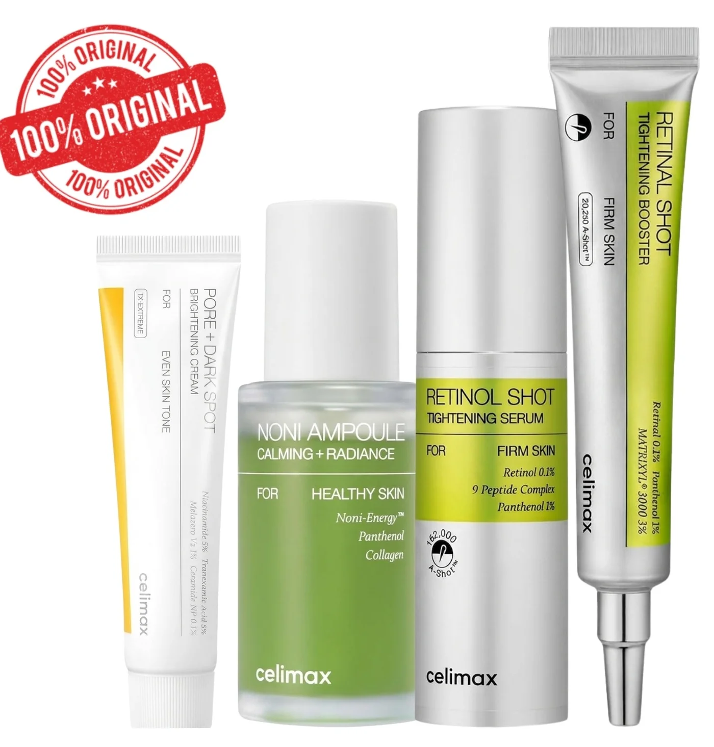 Celimax Advanced Skin Renewal Set Premium Korean Skincare Routine for Hydration and Texture Refinement (4-Piece Set) 7cw0i