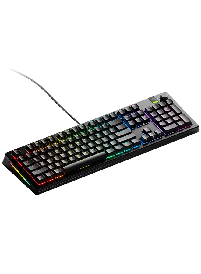Premium Modular Mechanical Gaming Keyboard Full Size Aluminum Chassis Hot-Swappable Switches Sound Dampening Custom Keycaps (Black) n37ni