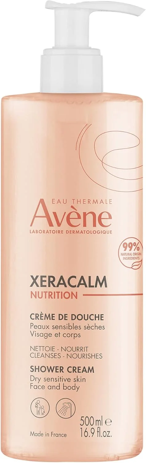 Avene Xeracalm Nutrition Shower Cream Gentle Cleansing Formula for Dry Sensitive Skin (500 mL) ort9f