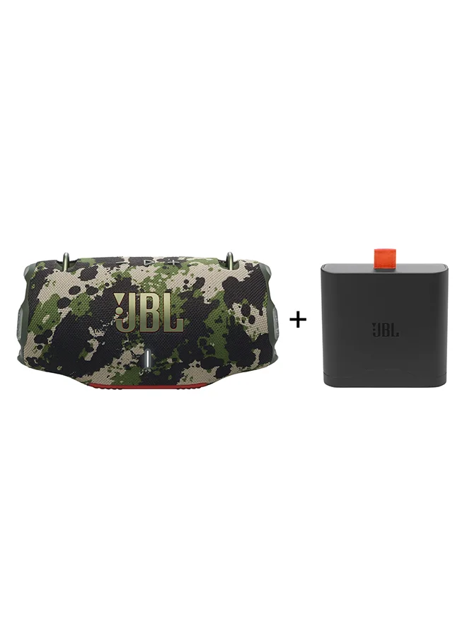 Premium Audio Portable Waterproof Bluetooth Speaker and High-Capacity Power Bank Combo (Squad, 1 Set) x1tij