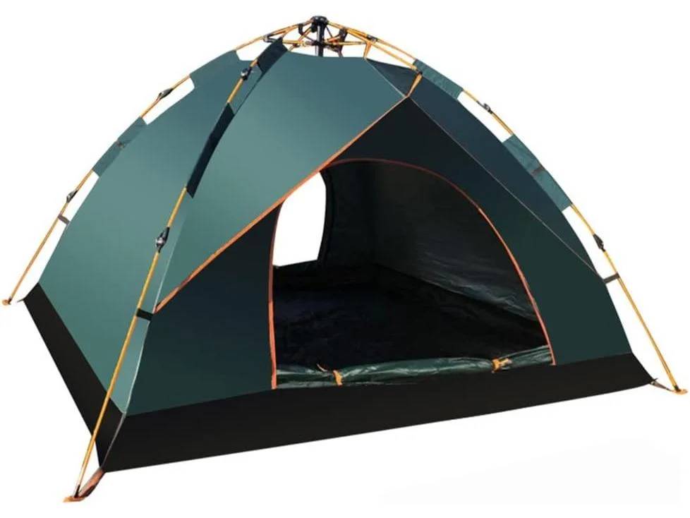 Raxoom Automatic Pop-Up Camping Tent Waterproof 3-4 Person Portable Shelter for Hiking and Beach (200 x 200 x 135 cm) b2kmt