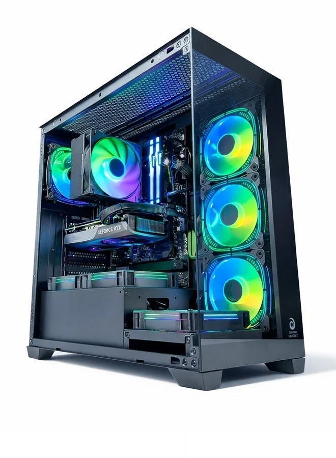 Game Sekret Gaming Desktop PC (Intel Core i5, 16GB RAM, 1TB SSD, 8GB GPU, Windows 11 Pro) - White tkc16