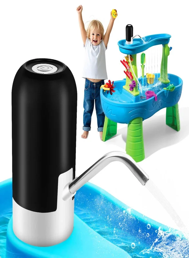 LBAIBB Water Table Pump Cordless Portable Accessory for Kids Outdoor Play (1 Piece) 03t58