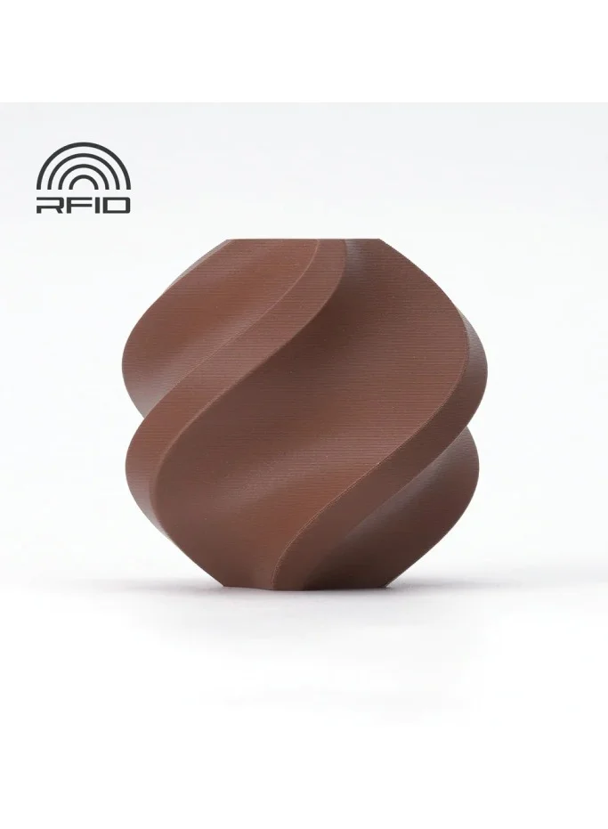 Premium Matte PLA 3D Printing Filament (Dark Brown, 1.75mm, 1kg Spool) for Professional Additive Manufacturing rvfna