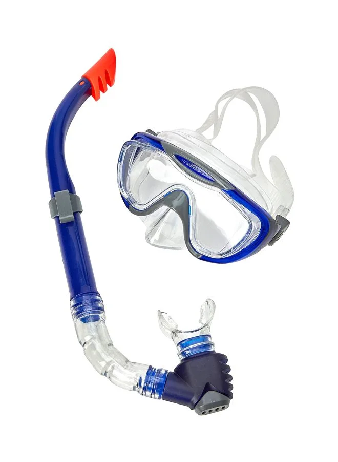 Premium Snorkeling Mask and Snorkel Set Anti-Fog Lens with Adjustable Strap (One Size, Adult) orwt0