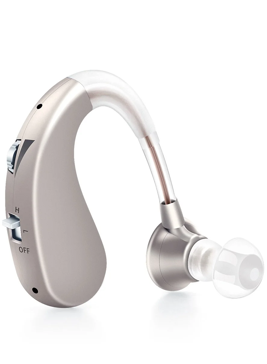 Premium Digital Hearing Amplifier with Noise Cancellation and Dual Listening Modes for Seniors (Rechargeable, 1 Pair) 4vkuu